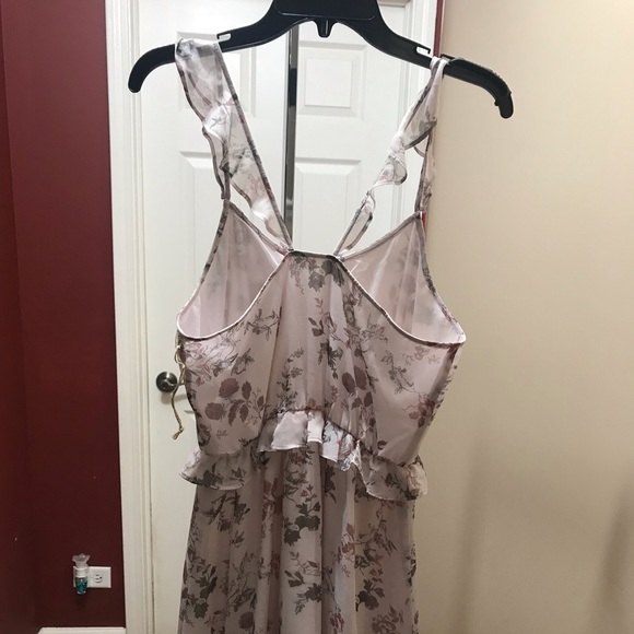 New Leith Women's Floral Print Ruffle Shift Dress - Picture 3 of 7